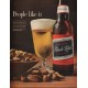 1962 Carling Black Label Beer Ad "People like it"