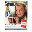 1962 Winston Cigarettes Ad "what's up front"
