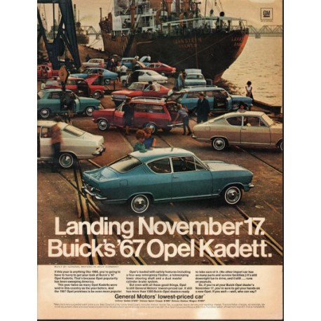 1967 General Motors Opel Kadett Ad "November 17" ~ (model year 1967)