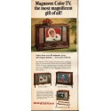 1966 Magnavox Color TV Ad "most magnificent gift of all"