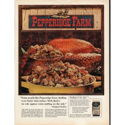 1966 Pepperidge Farm Ad "Stuffing even better"