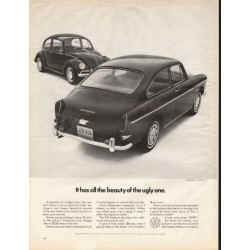 1967 Volkswagen Fastback Ad "all the beauty" ~ (model year 1967)