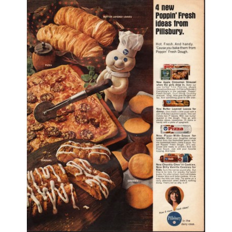 1966 Pillsbury Ad "Poppin' Fresh ideas"