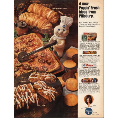 1966 Pillsbury Ad "Poppin' Fresh ideas"