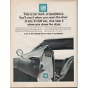 1967 General Motors Ad "This is our mark of excellence" ~ (model year 1967)
