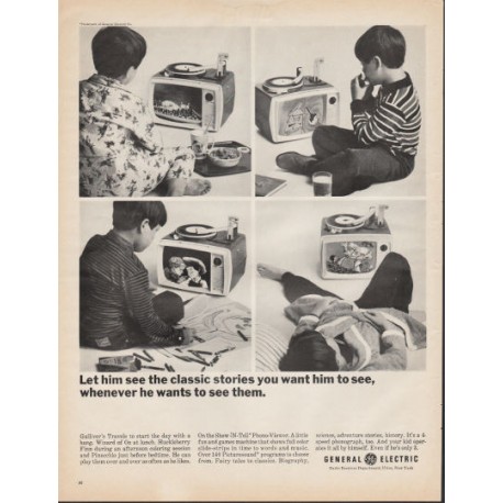 1966 Show-'N-Tell Phono-Viewer Ad "the classic stories"