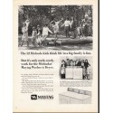 1966 Maytag Washer & Dryer Ad "The 12 Michuda kids"