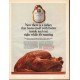 1966 Armour Golden Star Turkey Ad "turkey that bastes itself"