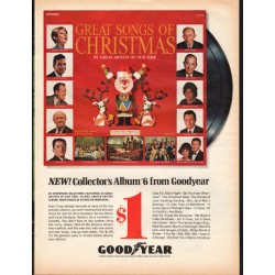 1966 Goodyear Songs of Christmas Ad "Collector's Album No. 6"