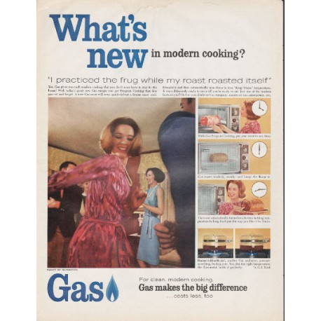 1966 American Gas Association Ad "What's new"