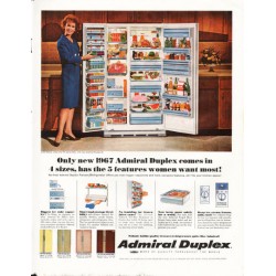 1966 Admiral Dulex Ad "Julia Meade, stage and TV personality"