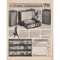1966 Columbia Record Club Ad "Stereo Phonograph"