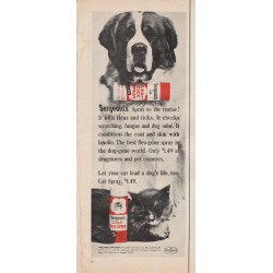 1966 Sergeant's Flea Spray Ad "to the rescue"