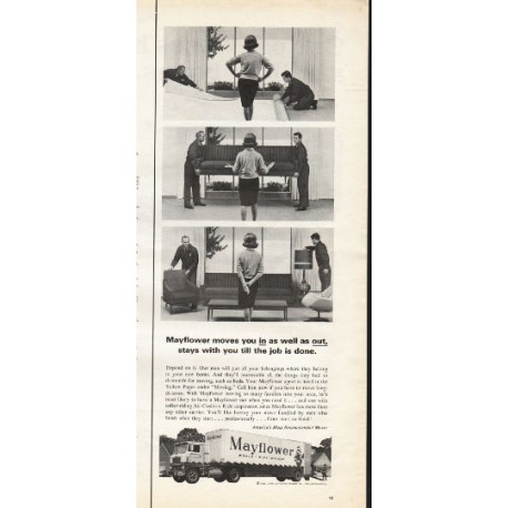 1966 Mayflower Movers Ad "moves you in"