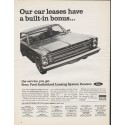 1966 Ford Authorized Leasing System Ad "Our car leases"