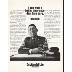 1966 Occidental Life of California Ad "better insurance deal"