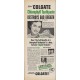1952 Colgate Ad "Chlorophyll Toothpaste"