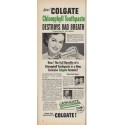 1952 Colgate Ad "Chlorophyll Toothpaste"