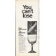 1966 Nutrament Liquid Energy Food Ad "You can't lose"