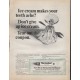 1966 Thermodent Toothpaste Ad "Ice cream"