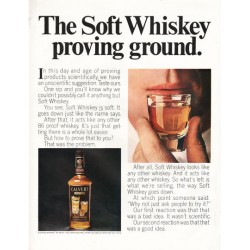 1966 Calvert Whiskey Ad "Soft Whiskey proving ground"