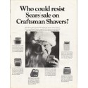 1967 Sears Craftsman Shavers Ad "Who could resist"