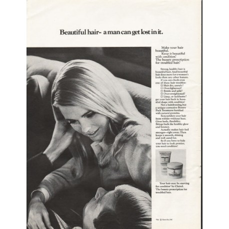 1967 Clairol Condition Ad "Beautiful hair"