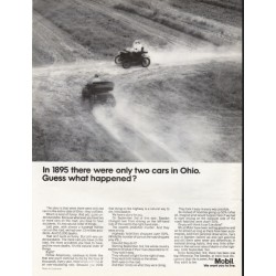 1967 Mobil Oil Ad "only two cars in Ohio"