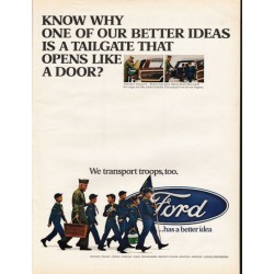 1967 Ford Ad "one of our better ideas"