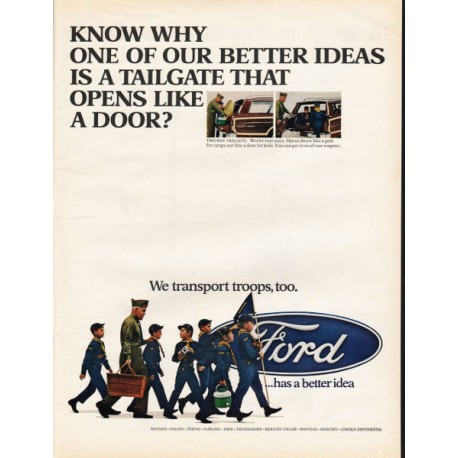 1967 Ford Ad "one of our better ideas"