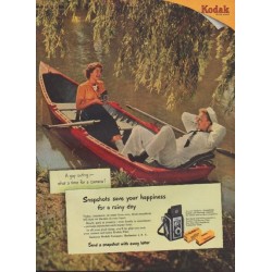 1952 Kodak Ad "Snapshots"