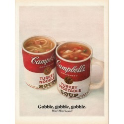 1967 Campbell's Soup Ad "Gobble, gobble"