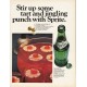 1967 Sprite Soda Pop Ad "Stir up some tart"