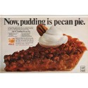 1967 Jell-O Pudding Ad "pudding is pecan pie"