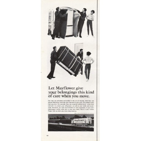 1967 Mayflower Movers Ad "your belongings"
