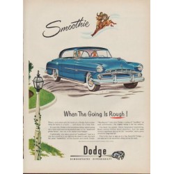 1952 Dodge Ad "Smoothie"