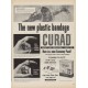 1952 Curad Ad "The new plastic bandage"