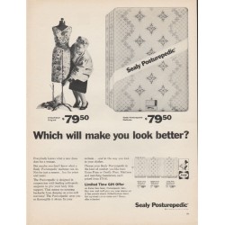 1965 Sealy Posturepedic Ad "make you look better"