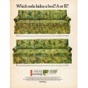 1965 Simmons Hide-A-Bed Sofa Ad "Which sofa hides a bed"