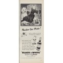 1952 Black & White Scotch Ad "Pardon Our Pride !"