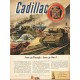 1944 Cadillac Army Tanks Ad "Some go Through"