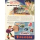 1944 Firestone Foamex Ad "The Wizard"