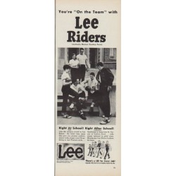 1952 Lee Riders Ad "You're "On the Team""