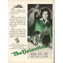 1944 The Uninvited Movie Ad "houses filled with unseen evil"