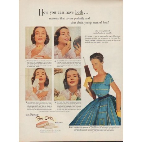 1952 Max Factor Ad "How you can have both"