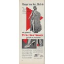 1952 Firestone Foamex Ad "Pamper your feet"
