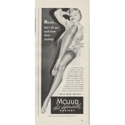 1944 Mojud Hosiery Ad "that's all you need to know"