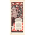 1944 McGregor Golf Jacket Ad "Scottish Drizzlers"