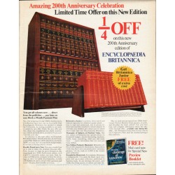1969 Encyclopaedia Britannica Ad "200th Anniversary"