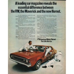 1970 American Motors Hornet Ad "the essential difference" ~ (model year 1970)